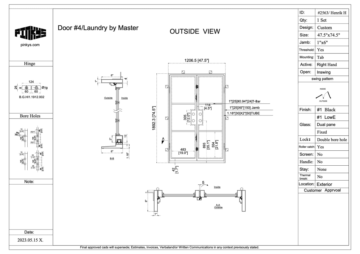 Steel Door Set D Pasadena Architectural Salvage
