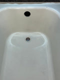 (TB-125) 'STANDARD' White Corner Tub