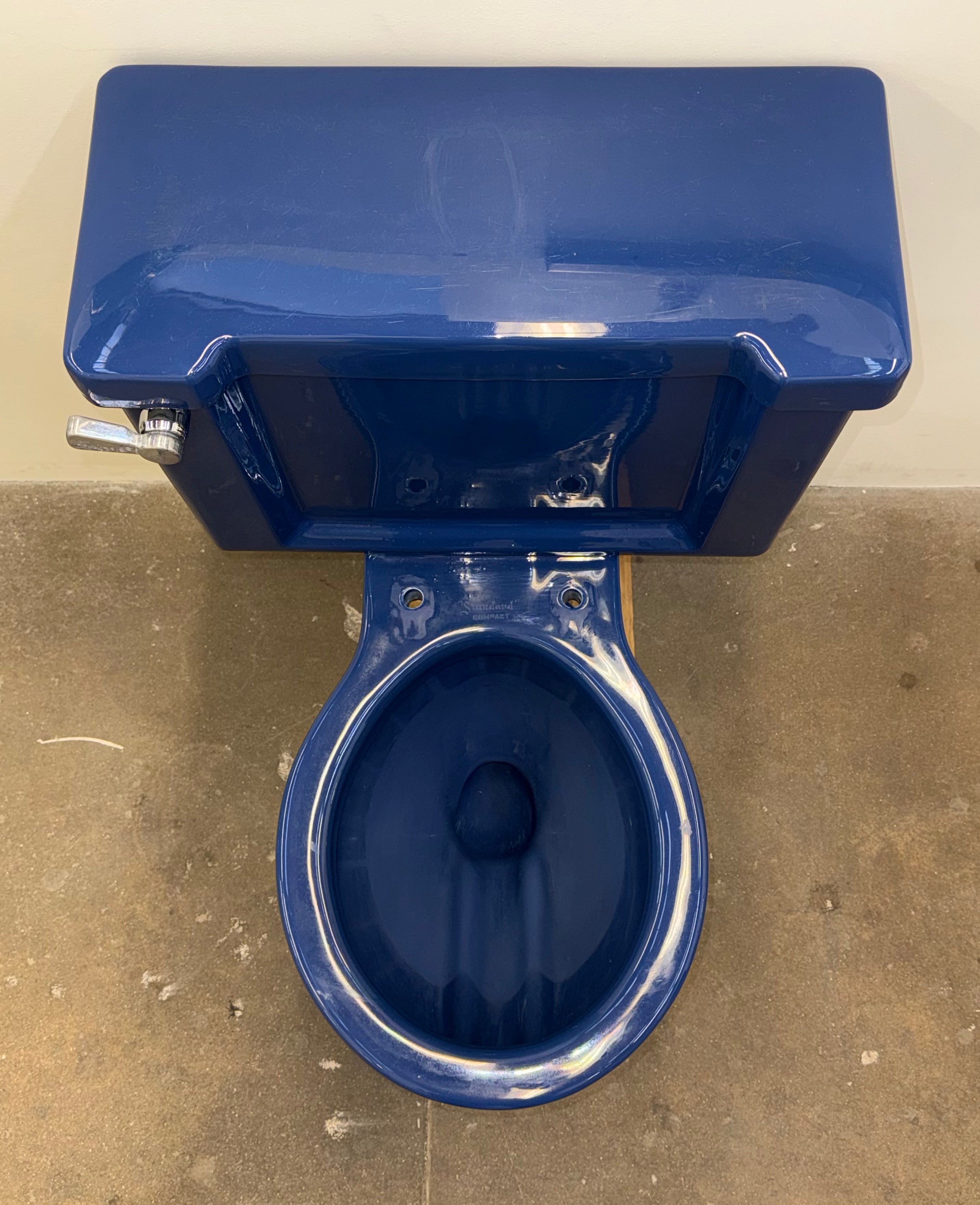 (WC-144) Dark Blue Toilet