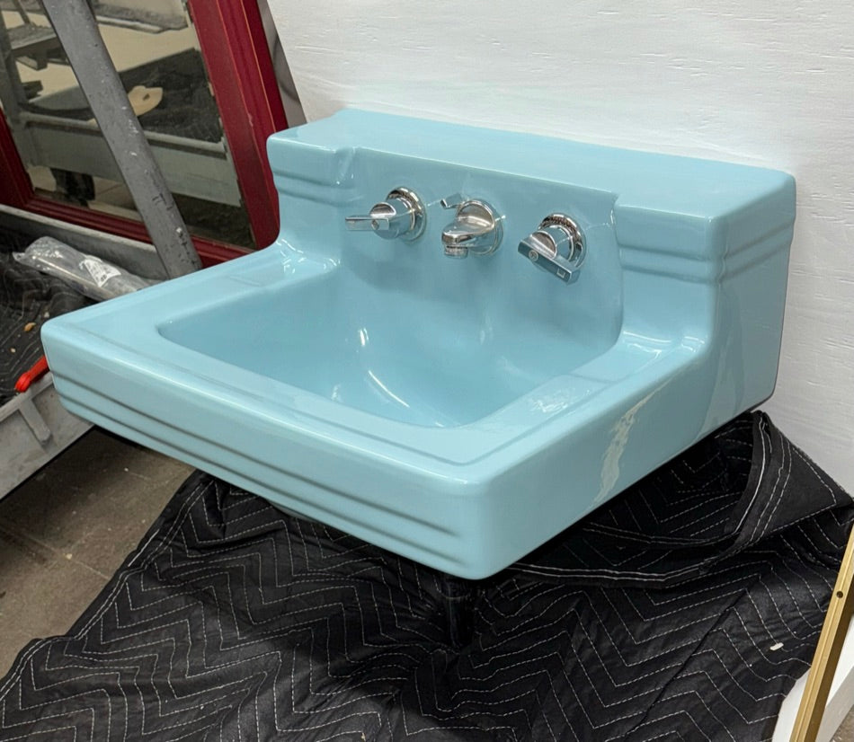 (SK-162) "STANDARD" 1957 Blue Sink