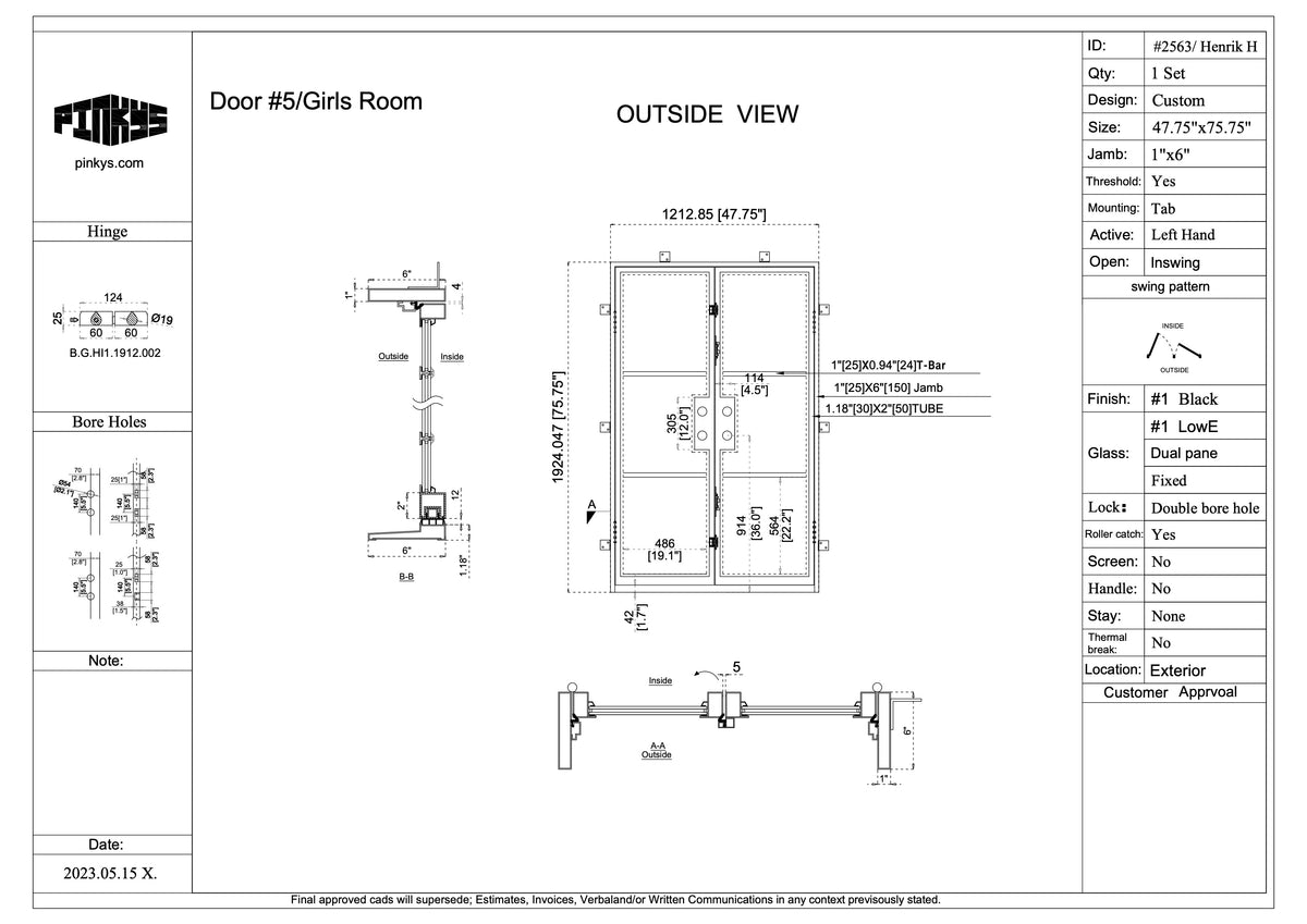 Steel Door Set E Pasadena Architectural Salvage