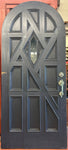 Arched Entry Door w/ Diamond Window (ED-331)