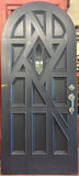 Arched Entry Door w/ Diamond Window (ED-331)