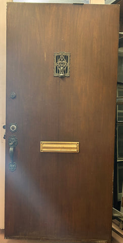 Flat-Panel Mahogany Entry Door (ED-248)