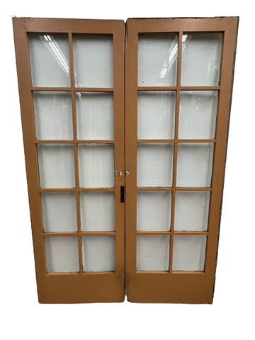 Pair of French Doors with 10 Lights (FDP-185)