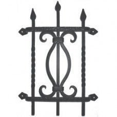 Acorn square bar fancy twist grille GR001
