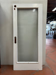 1-Light Mahogany Door w/ Reeded Glass (FDS-143)