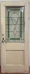 Leaded & Stained Glass Entry Door [PRNOV19-35]