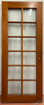 12-Light Mahogany French Door Single (FDS-147)