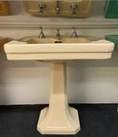 Kohler 'Carvel' Ped. Sink Ivory