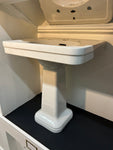Crane 'Ipswich' Pedestal Sink, White