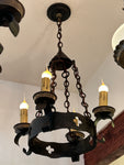 4-Light Quatrefoil Chandelier (LT-547)