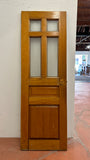 4-Light/ 2-Panel Oak Door w/ Starburst Glass (XD-63)