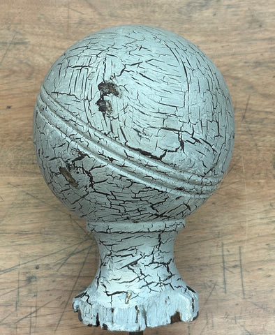 Wooden Ball Finial w/ Detail (WW-16.B)
