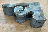 Scrolled Wooden Corbel (CB-22)