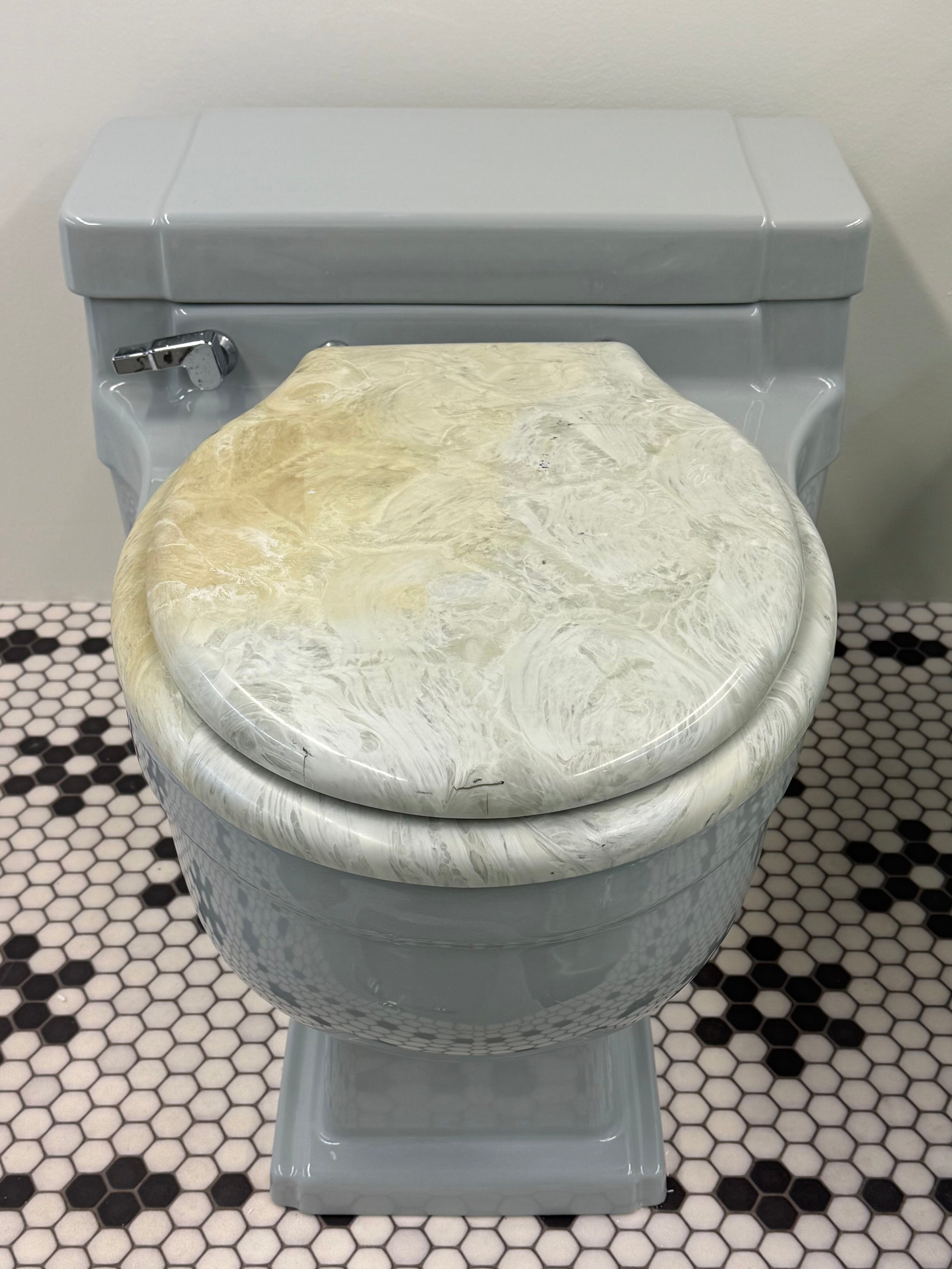 (TS-120) Grey Toilet and Sink set