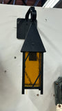 Amber-Glass Lantern Sconce (LT-573)