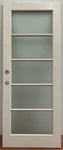 5-Light French Door Single w/ Dotted Glass (FDS-165)