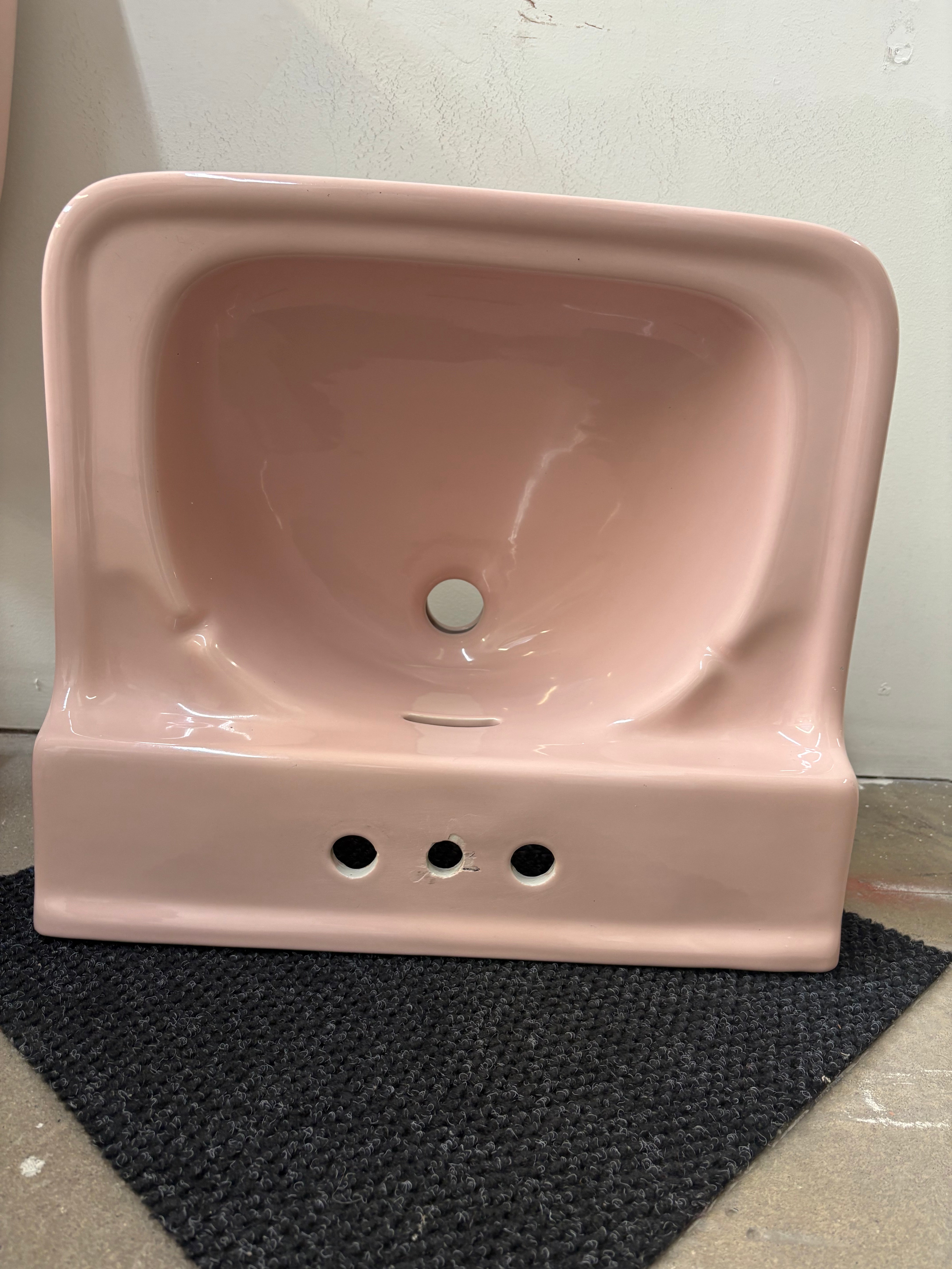 (TS-) Venetian Pink Toilet and Sink set