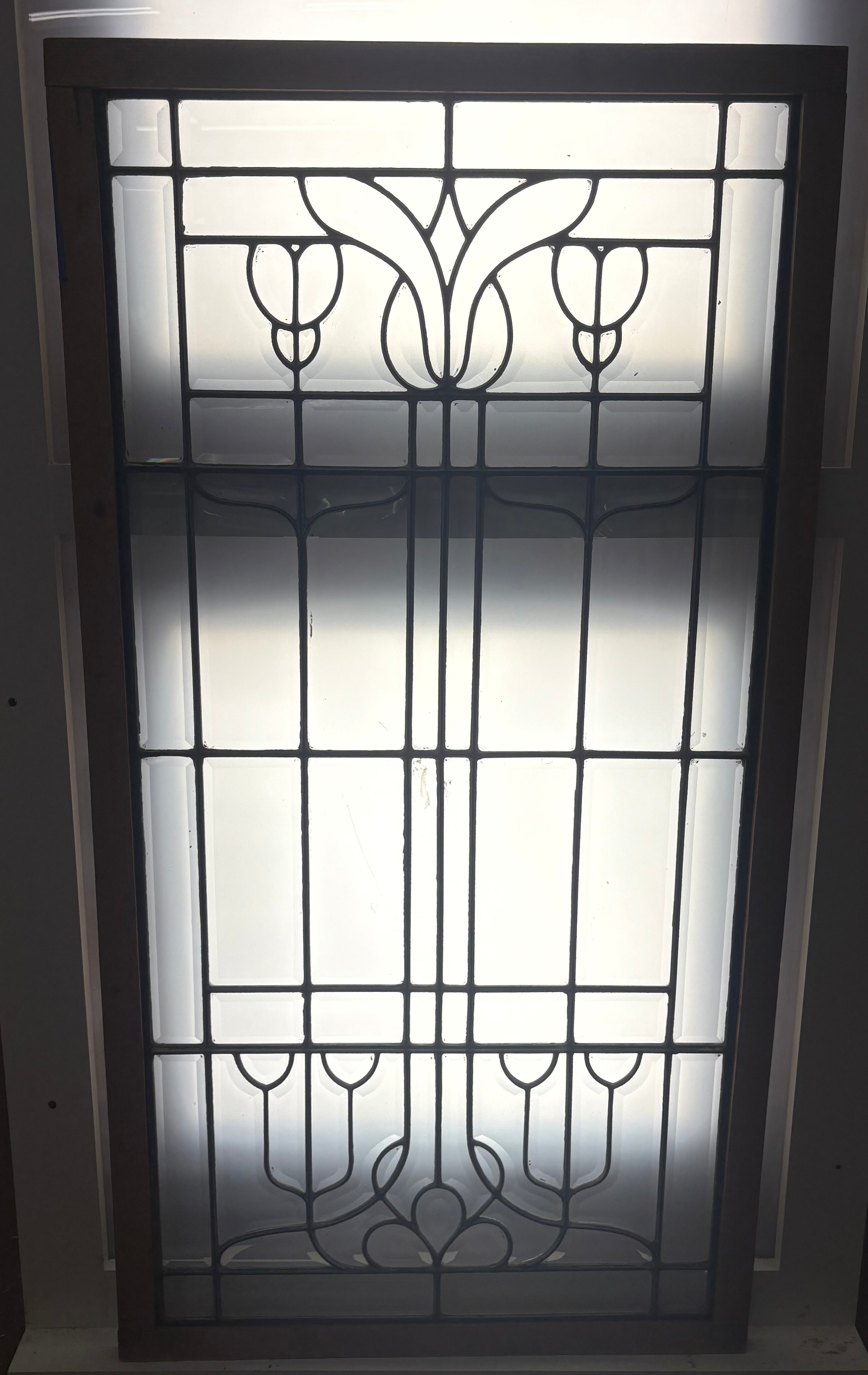 Beveled Leaded Glass Window [OC-109]