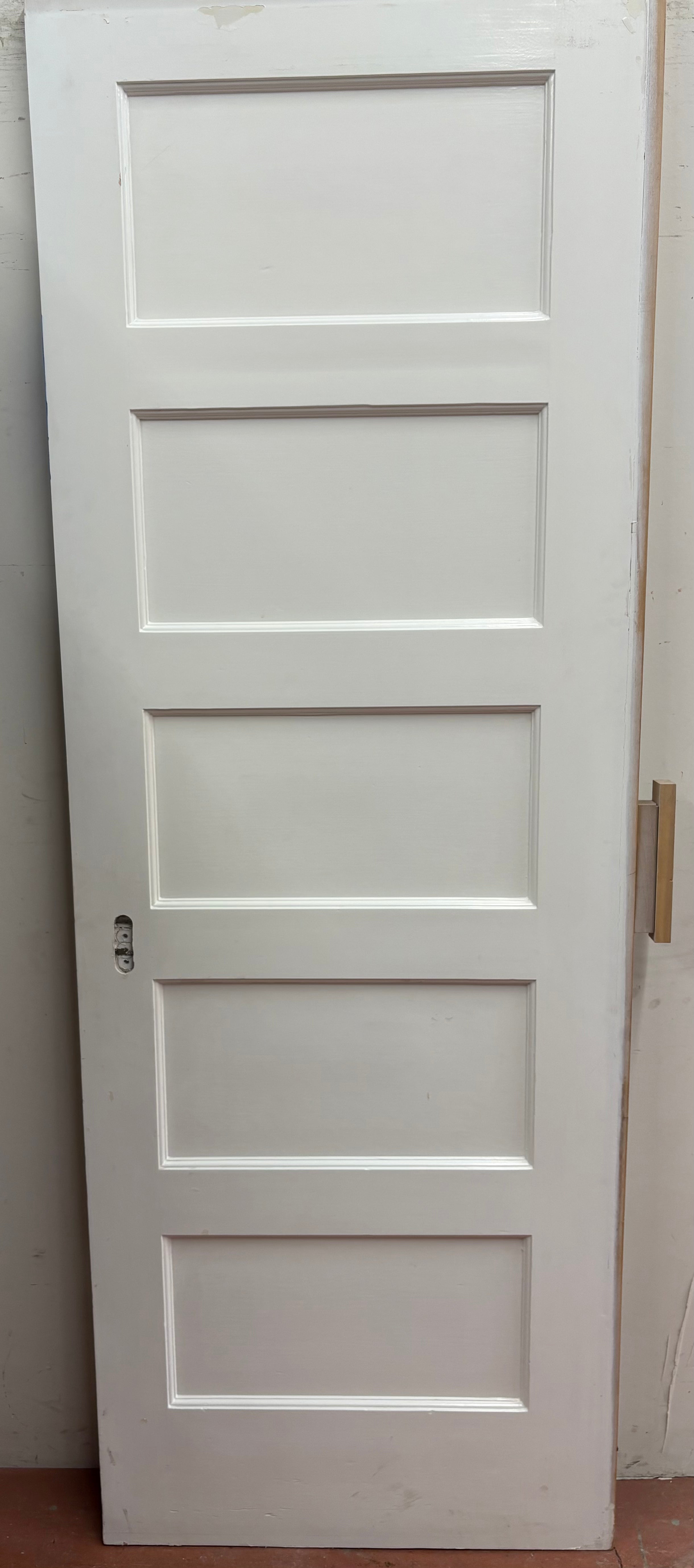 5-Panel Pocket Door, Mahogany (PD-54)