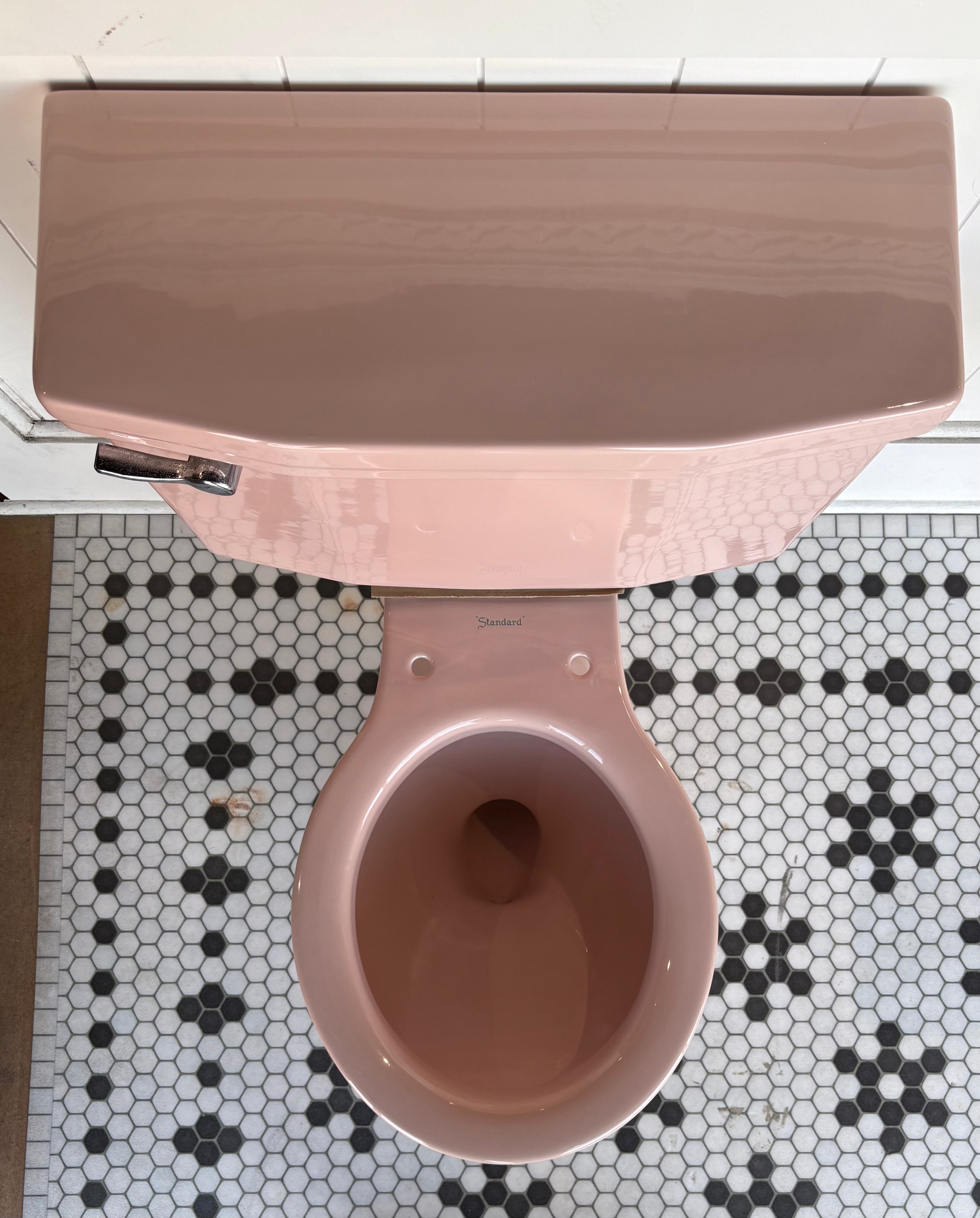 (TS-125) Pink Toilet and Sink set