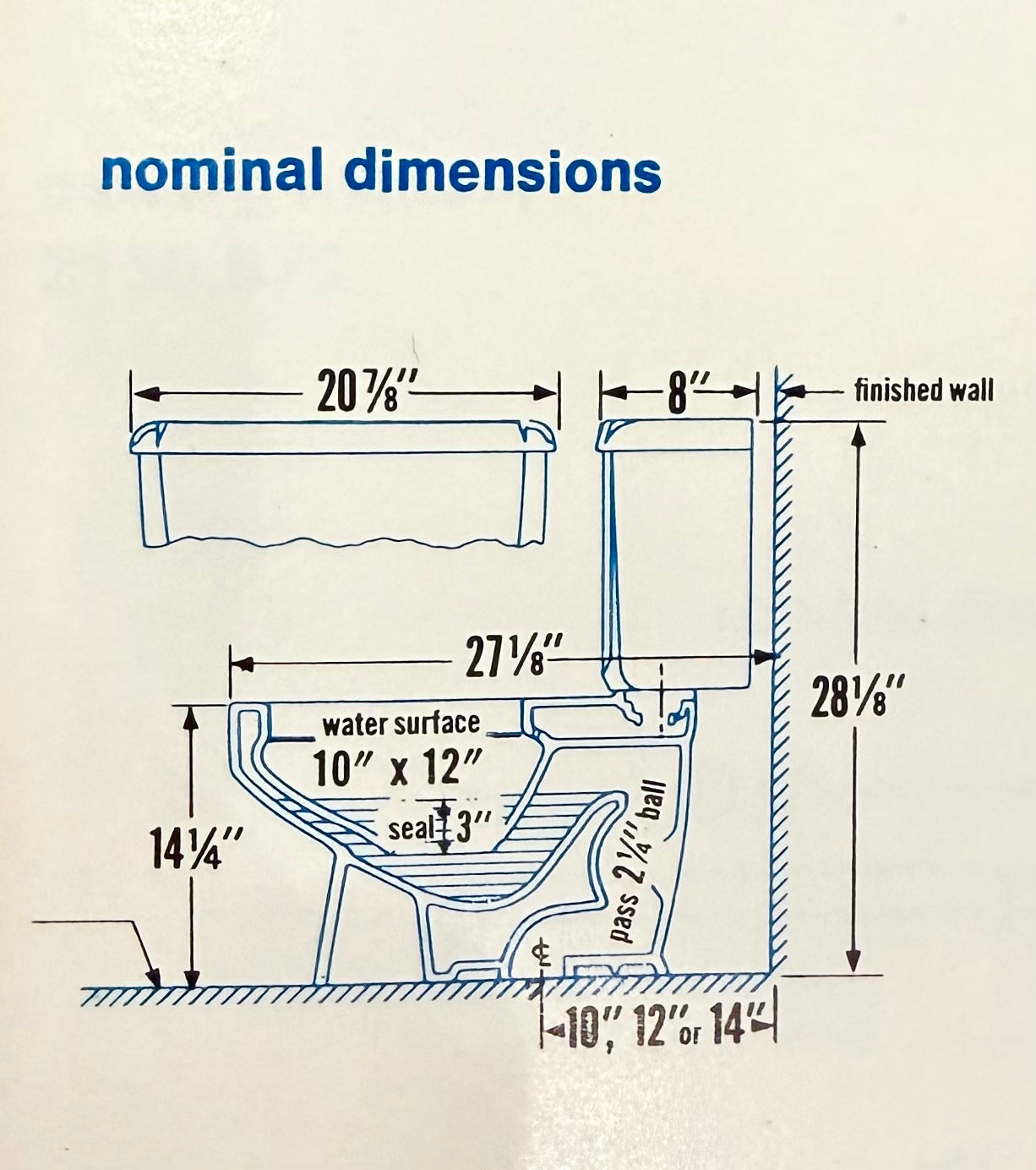 (WC-142) Standard Cadet Toilet