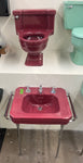 Std. Sink & Toilet Set, Tang Red (TS-109)