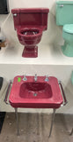 Std. Sink & Toilet Set, Tang Red (TS-109)