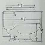 Std. Sink & Toilet Set, Tang Red (TS-109)