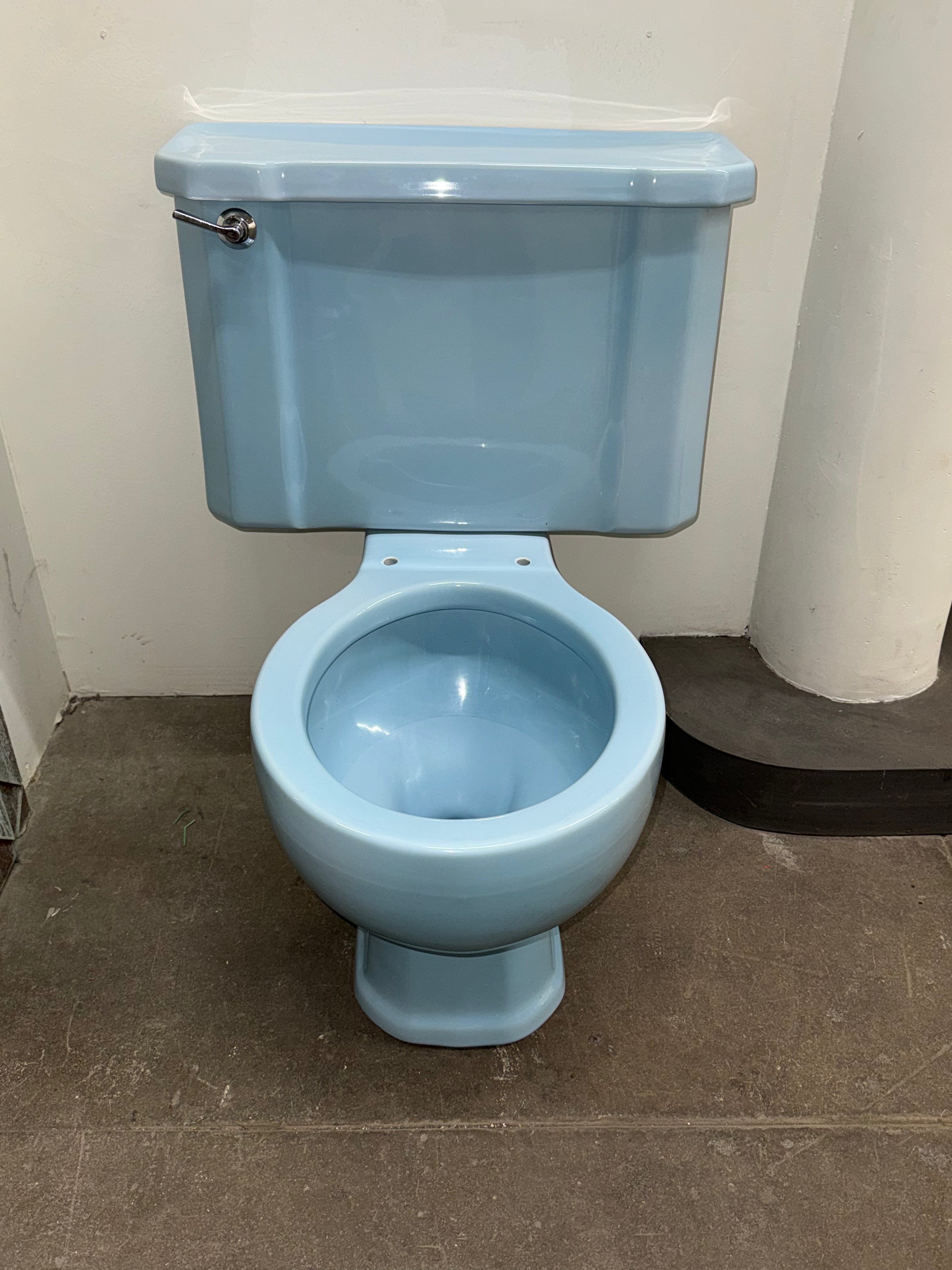 (WC-138) Kohler Bolton Cerulean Blue Toilet