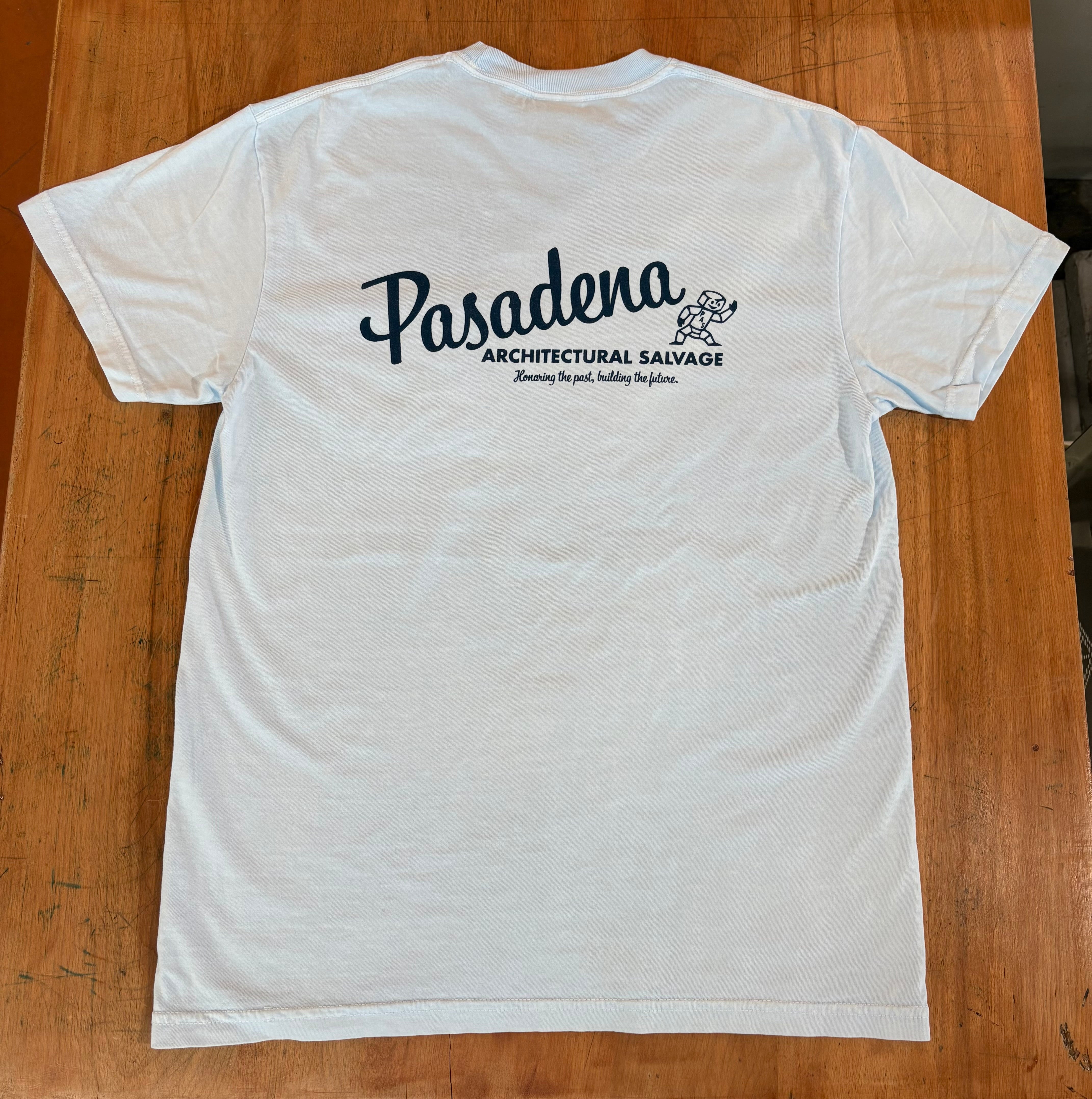 PAS - Light Blue Bolty Pocket Tee