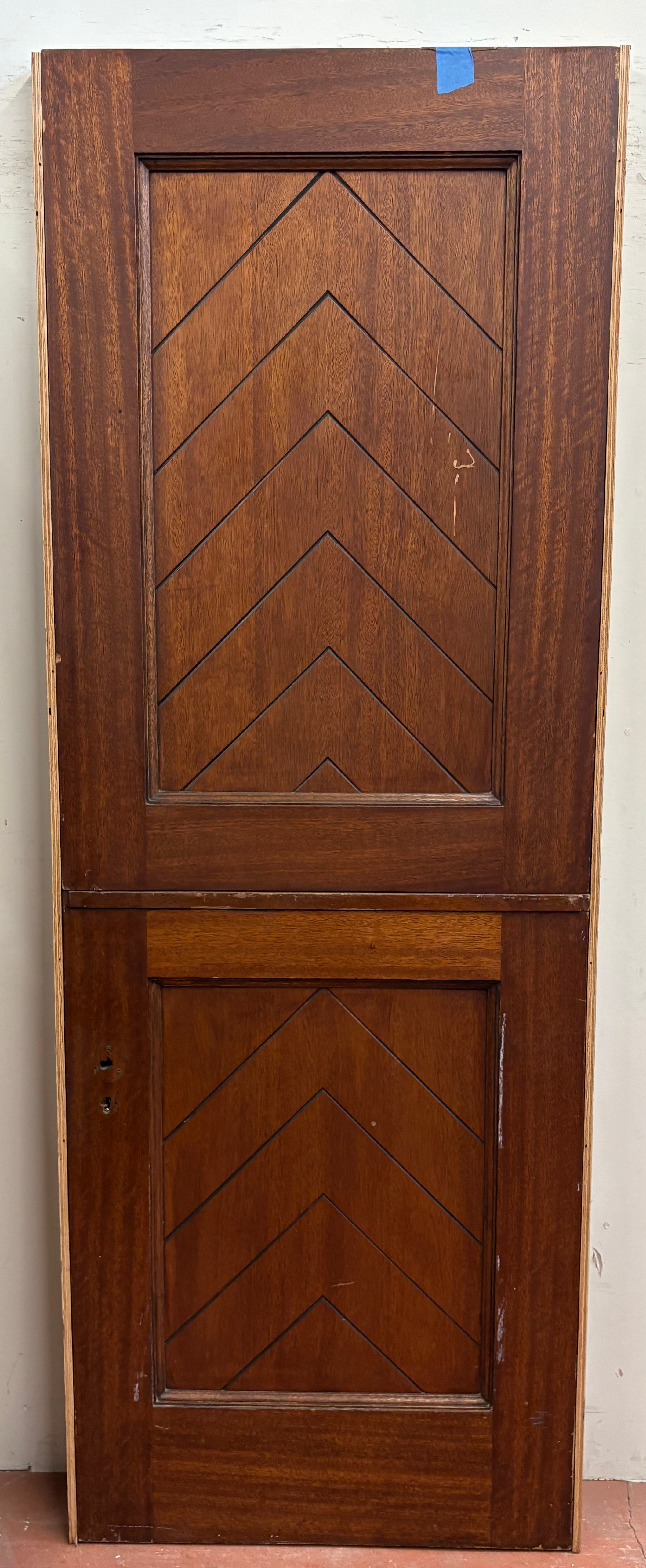 Mahogany Dutch Entry Door (ED-469)