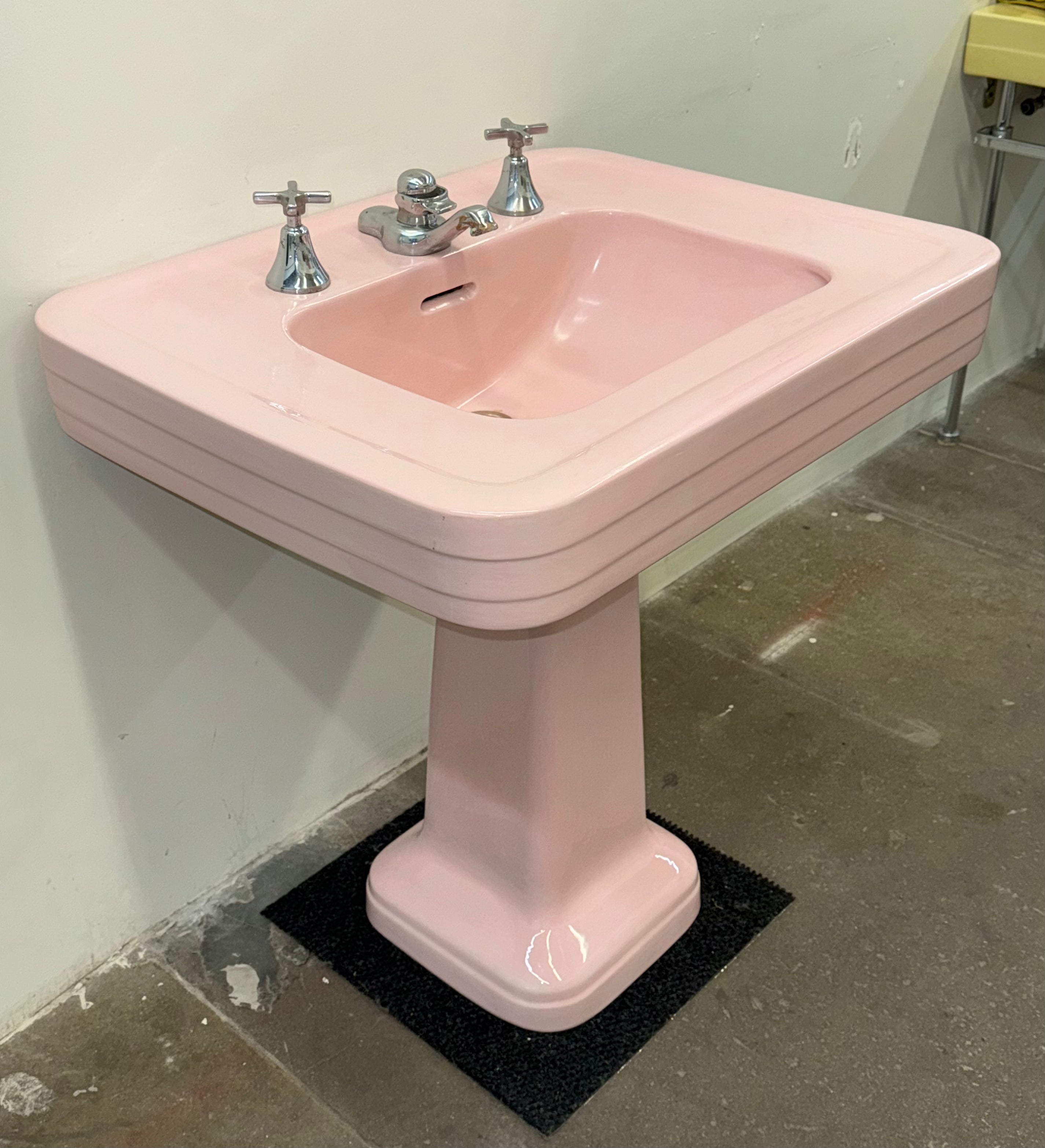 Crane Corwith Pink Set (Sink and Toilet) (TS-115)