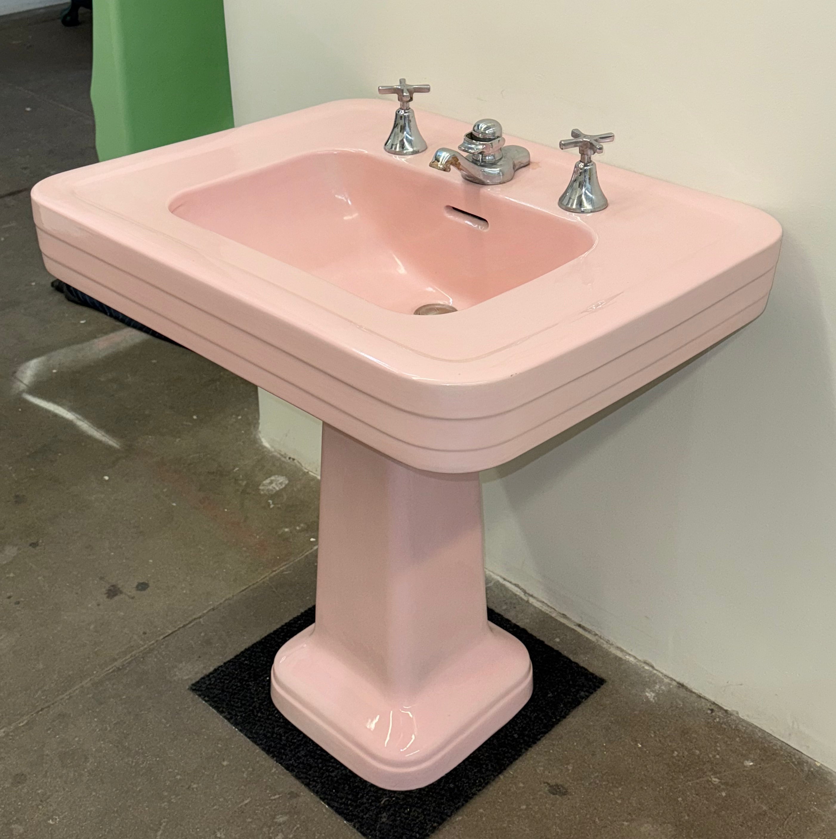 Crane Corwith Pink Set (Sink and Toilet) (TS-115)