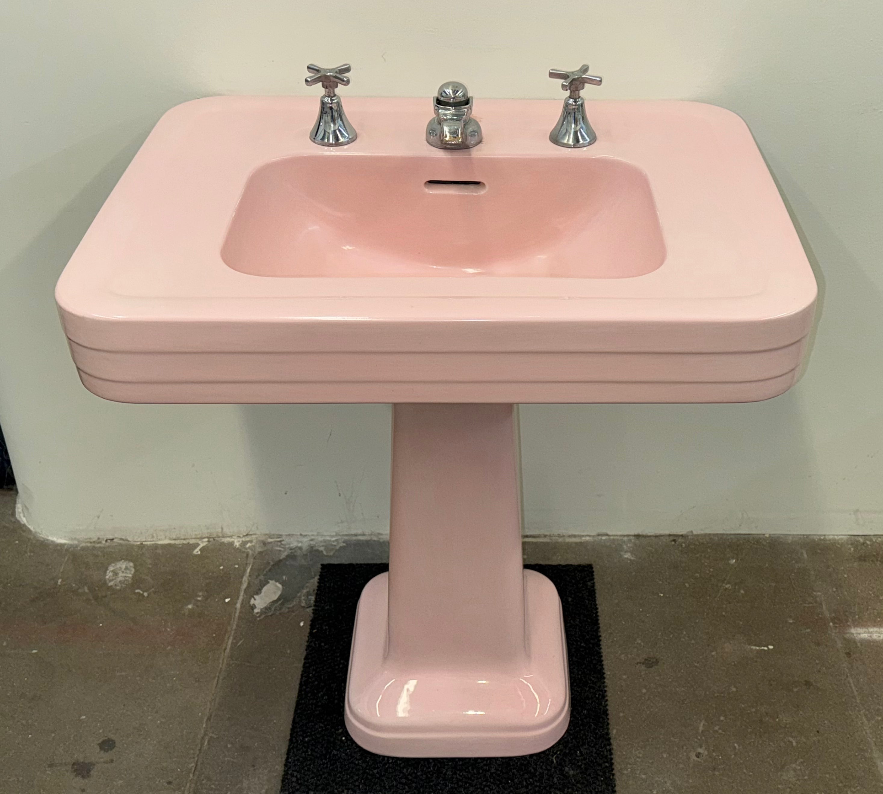 Crane Corwith Pink Set (Sink and Toilet) (TS-115)