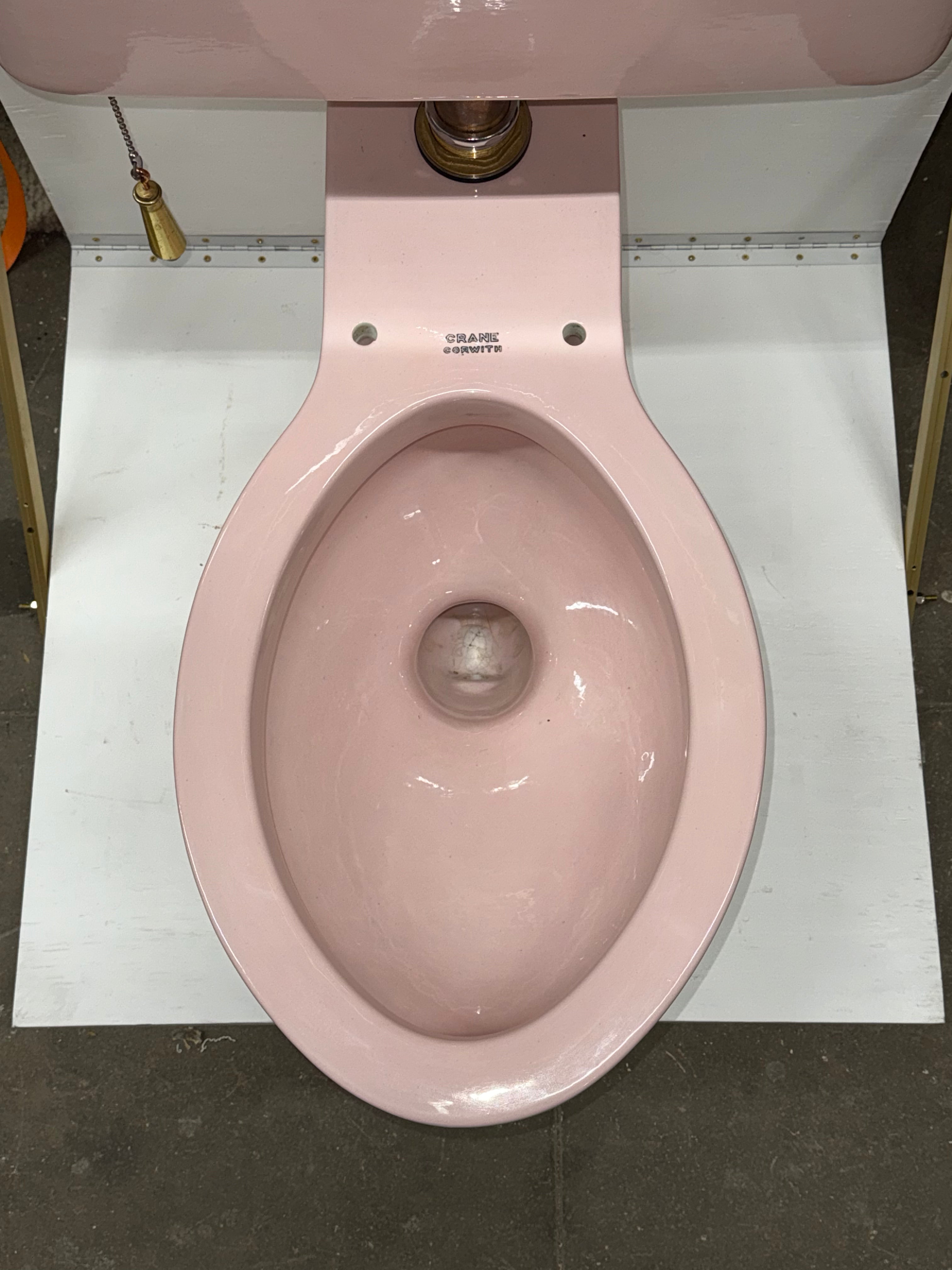 Crane Corwith Pink Set (Sink and Toilet) (TS-115)