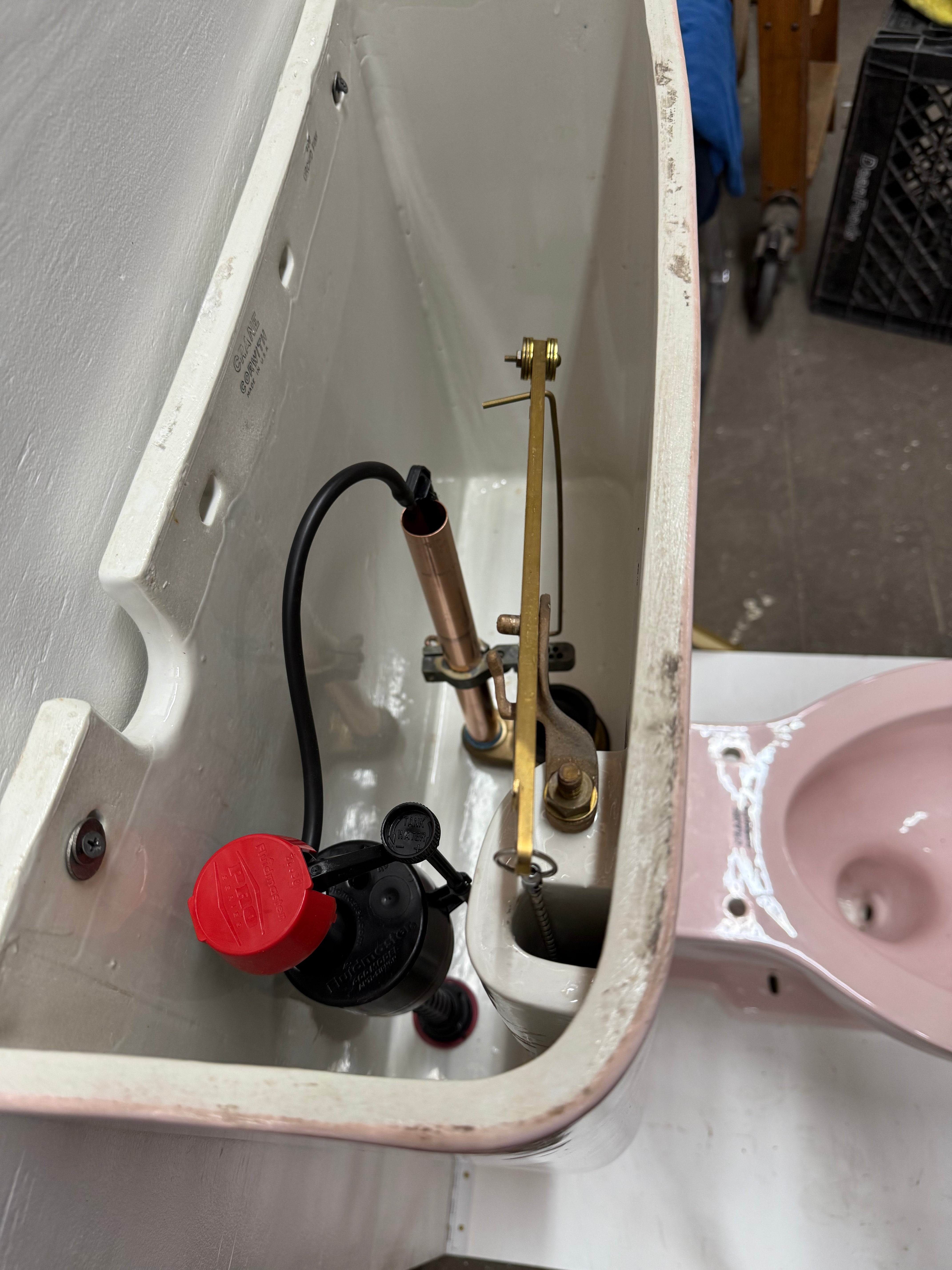 Crane Corwith Pink Set (Sink and Toilet) (TS-115)