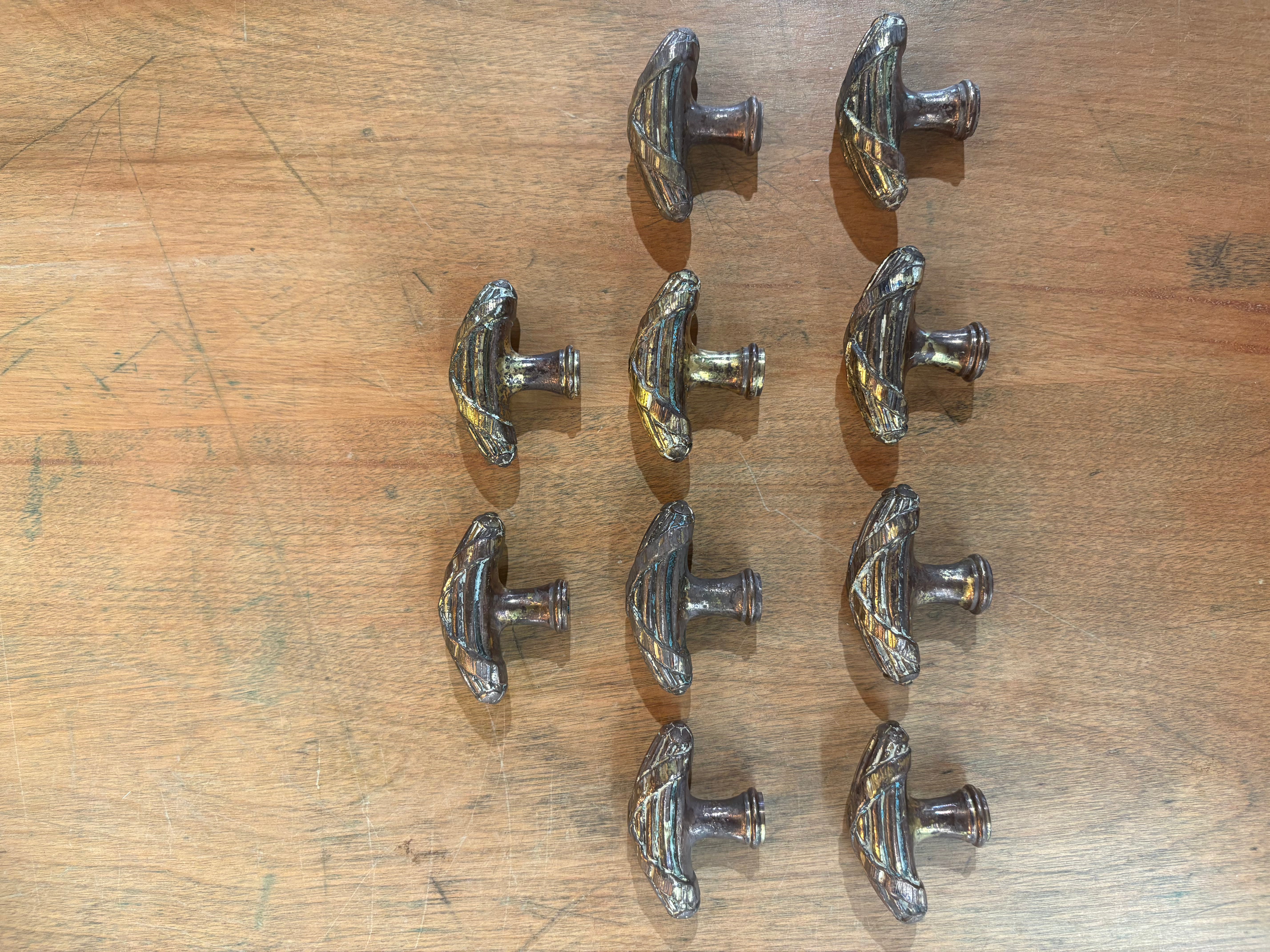 Sherle Wagner Ribbon & Reed Cabinet Knobs