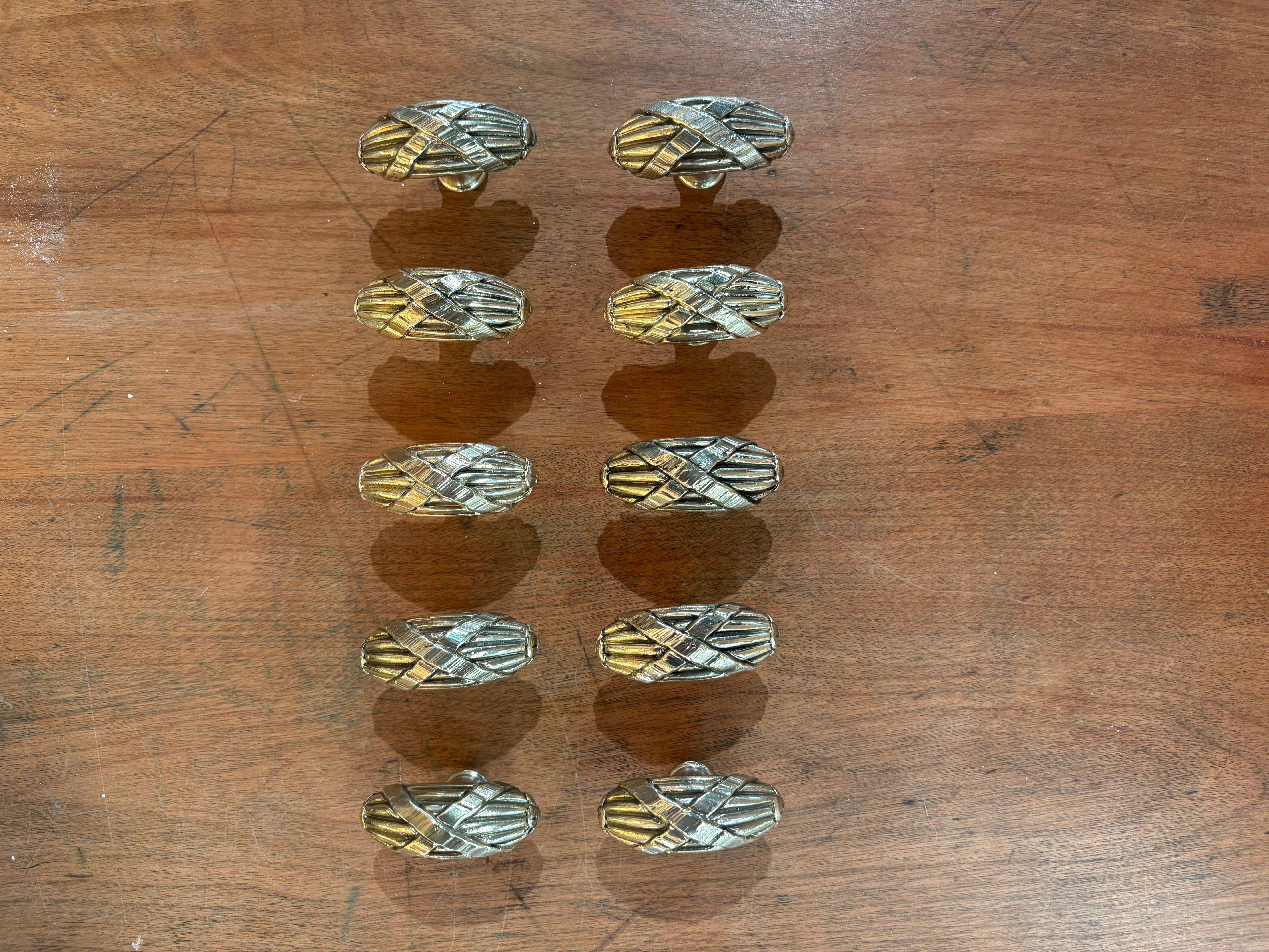 Sherle Wagner Ribbon & Reed Cabinet Knobs