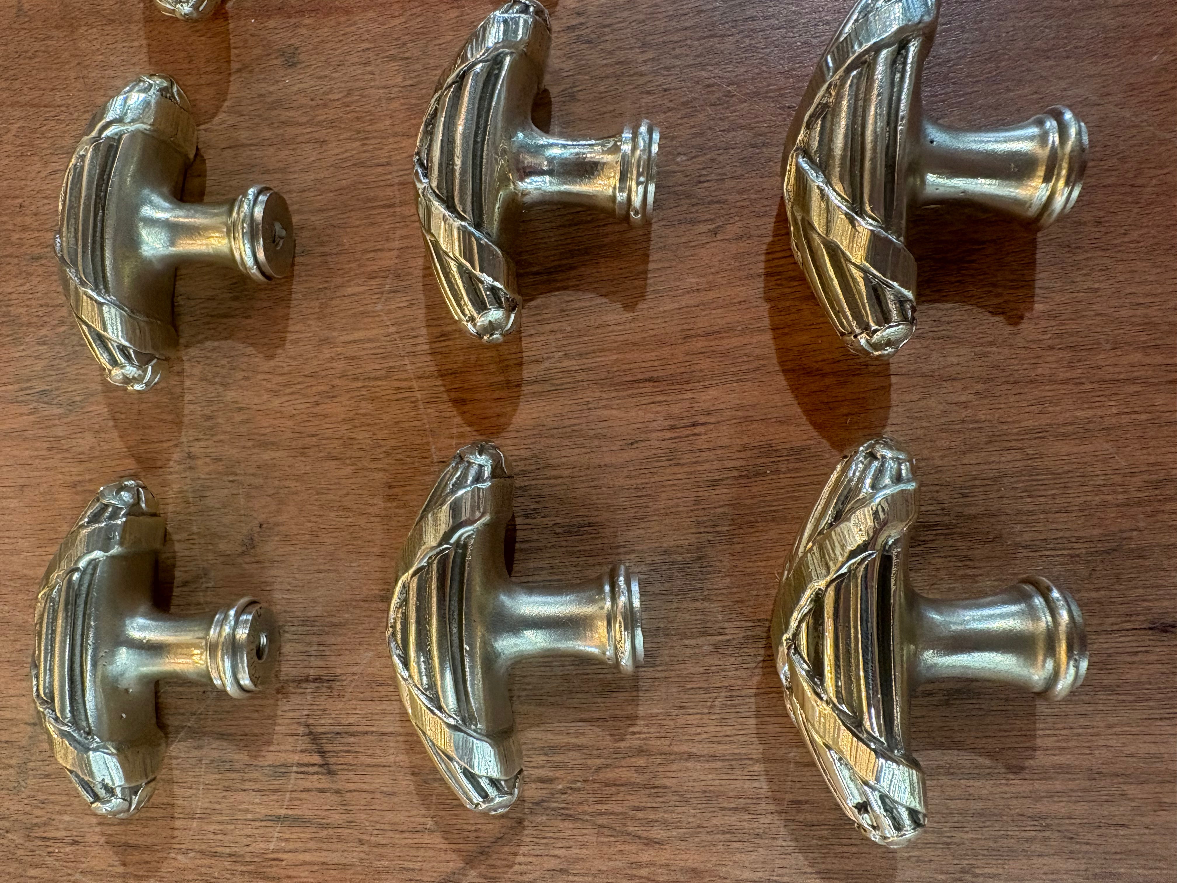 Sherle Wagner Ribbon & Reed Cabinet Knobs