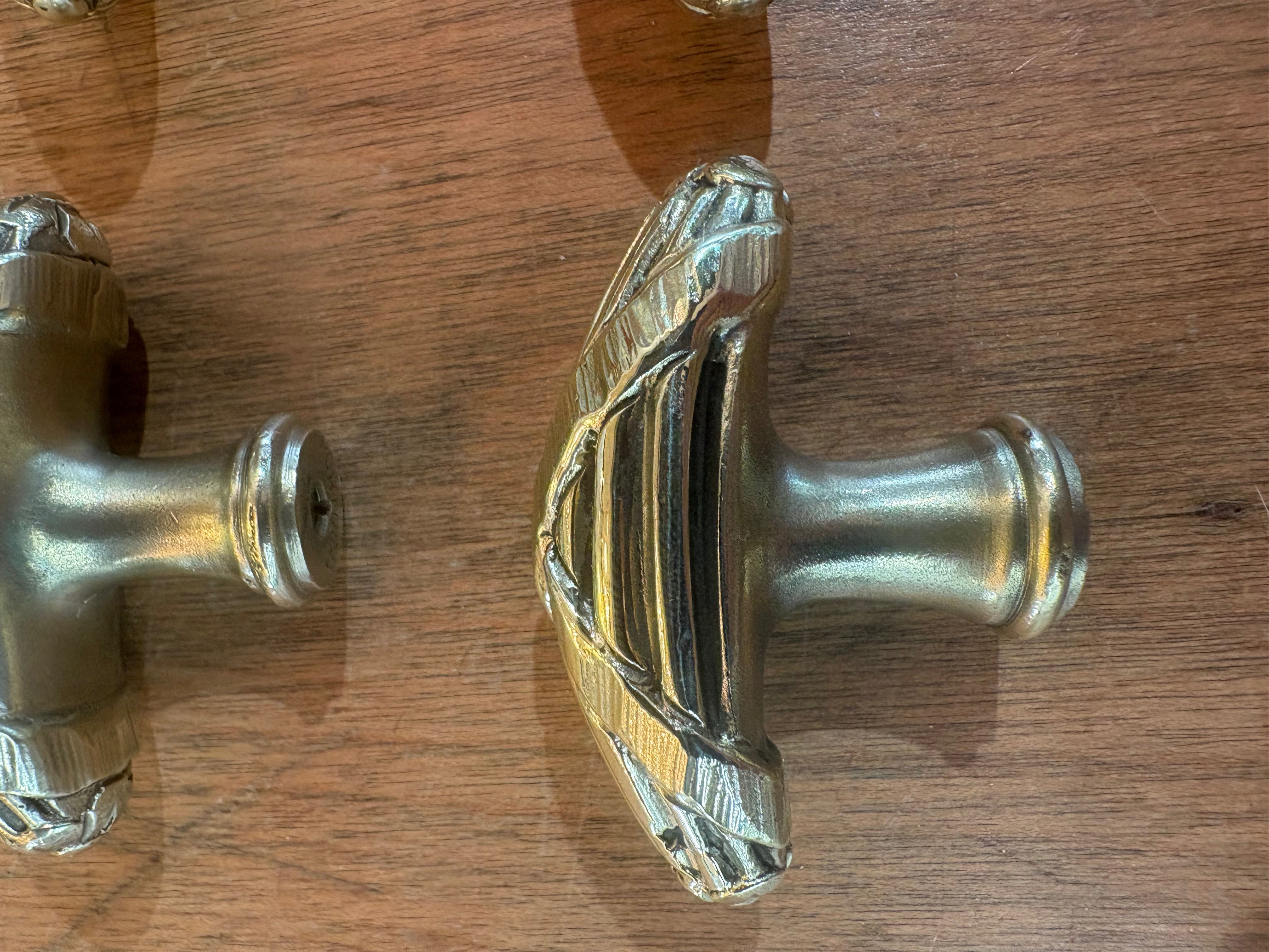 Sherle Wagner Ribbon & Reed Cabinet Knobs