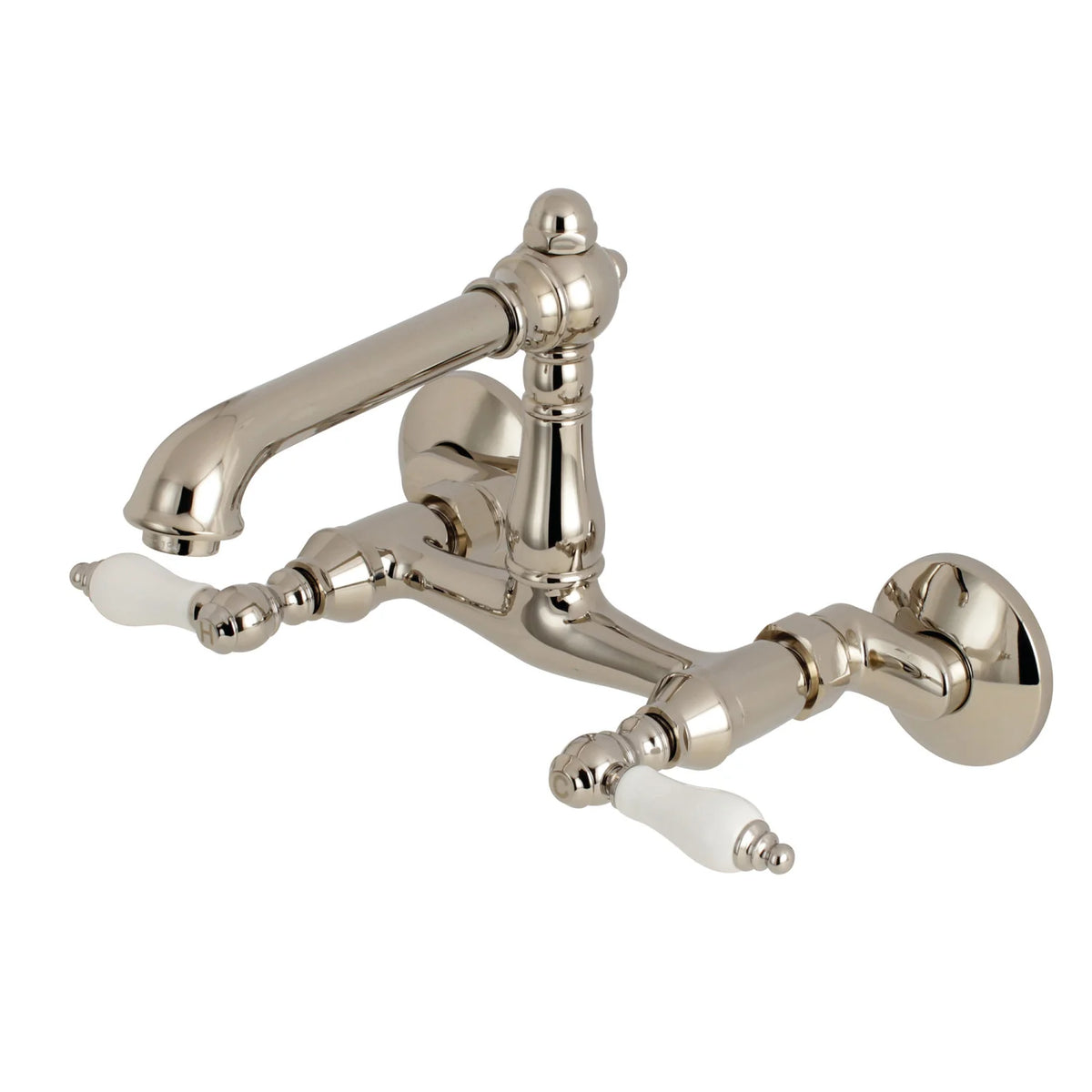 Kingston Brass 'English Country' Kitchen Faucet Porcelain Levers
