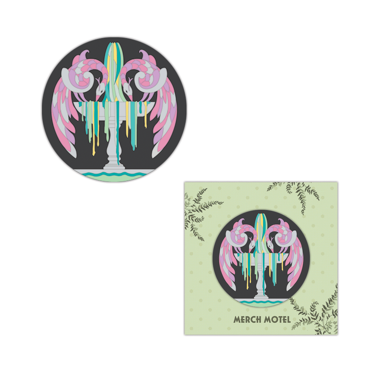 Merch Motel - Altadena Peacock Pin