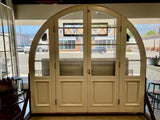 Arched french door set with side lights (XD-66)