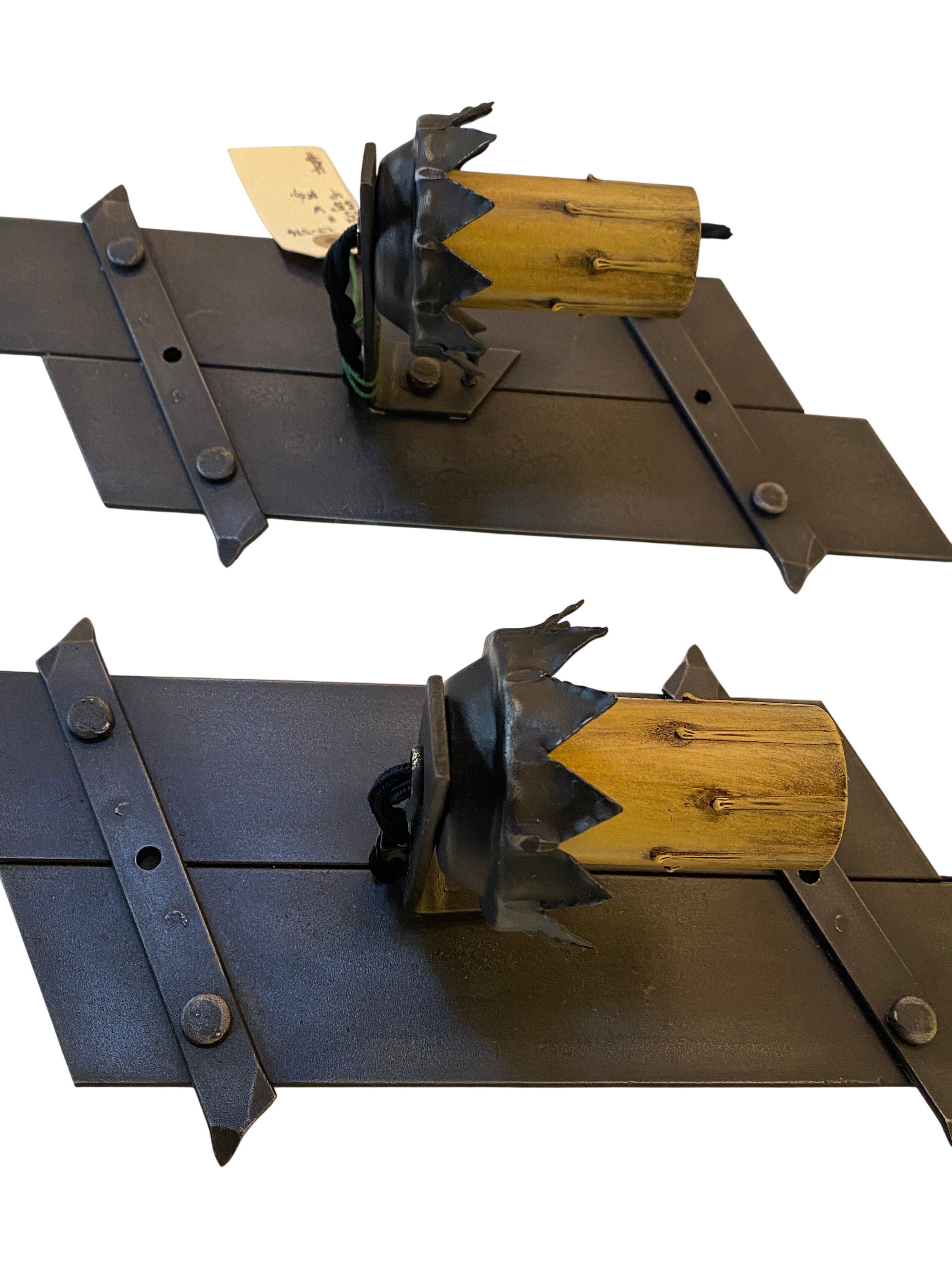 Offset 'Chevron' Sconce Pair- Single (LT-376.A)