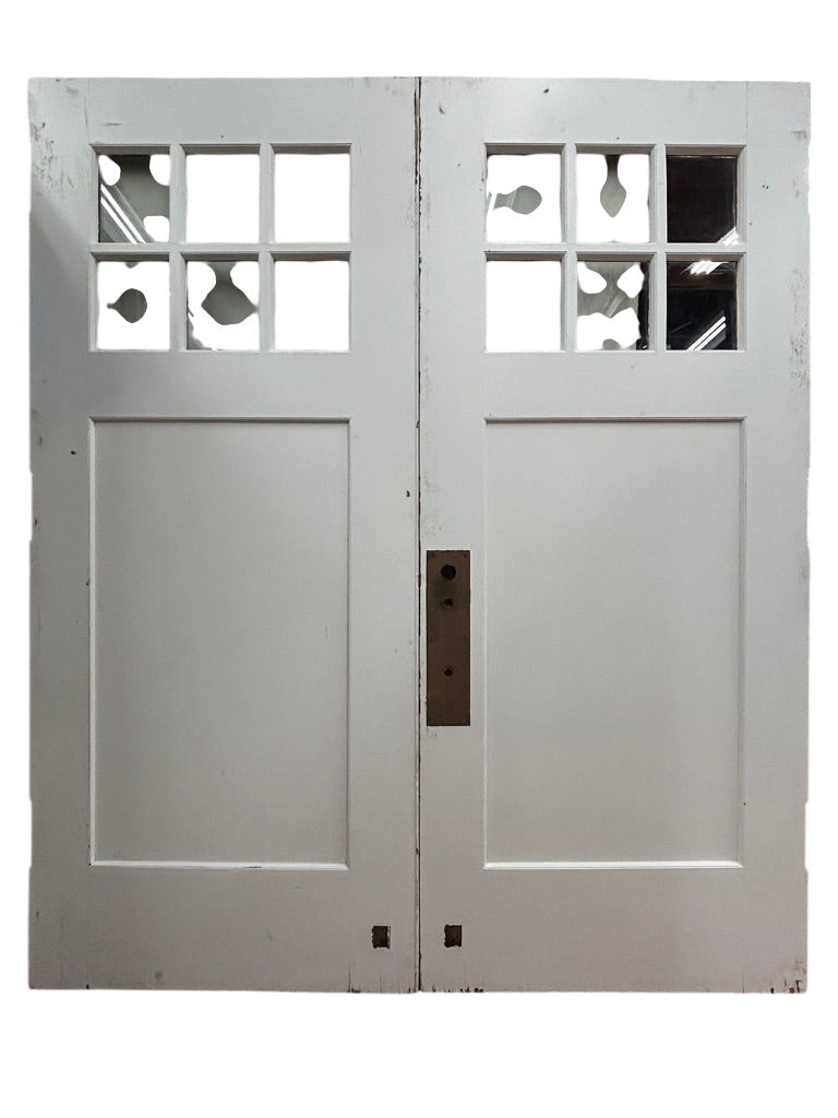 6-Light / 1-Panel Door Pair (FDP-249)