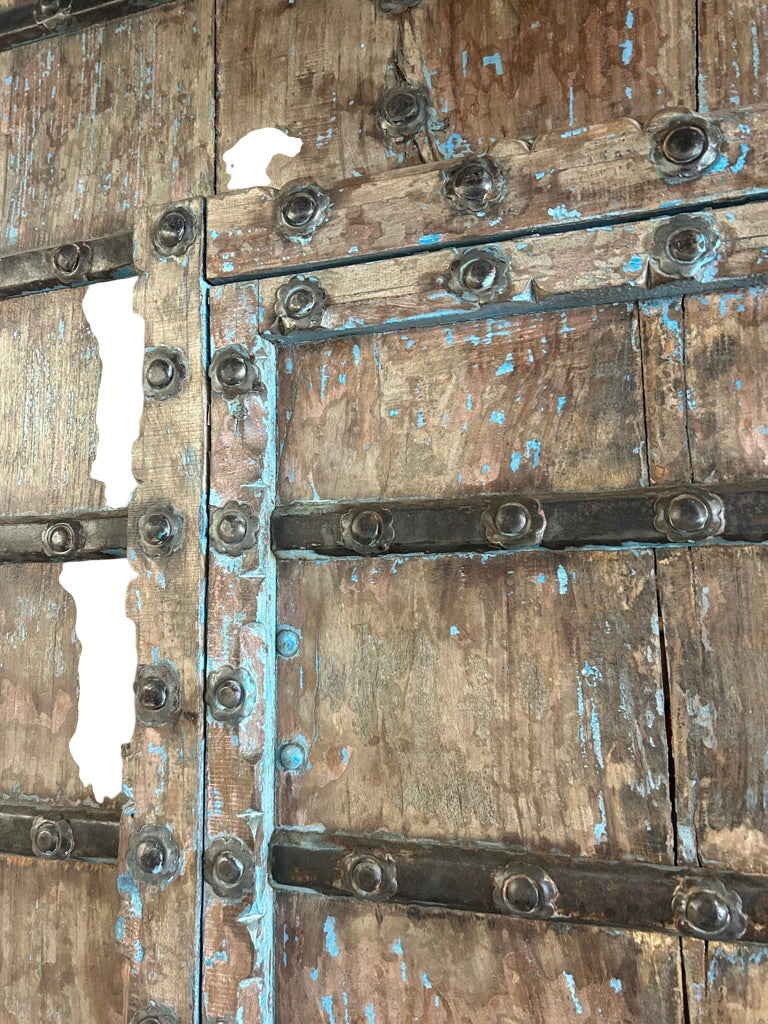 Lg. 'Wicket Gate' Door Pair w/ Metalwork (XD-35473)