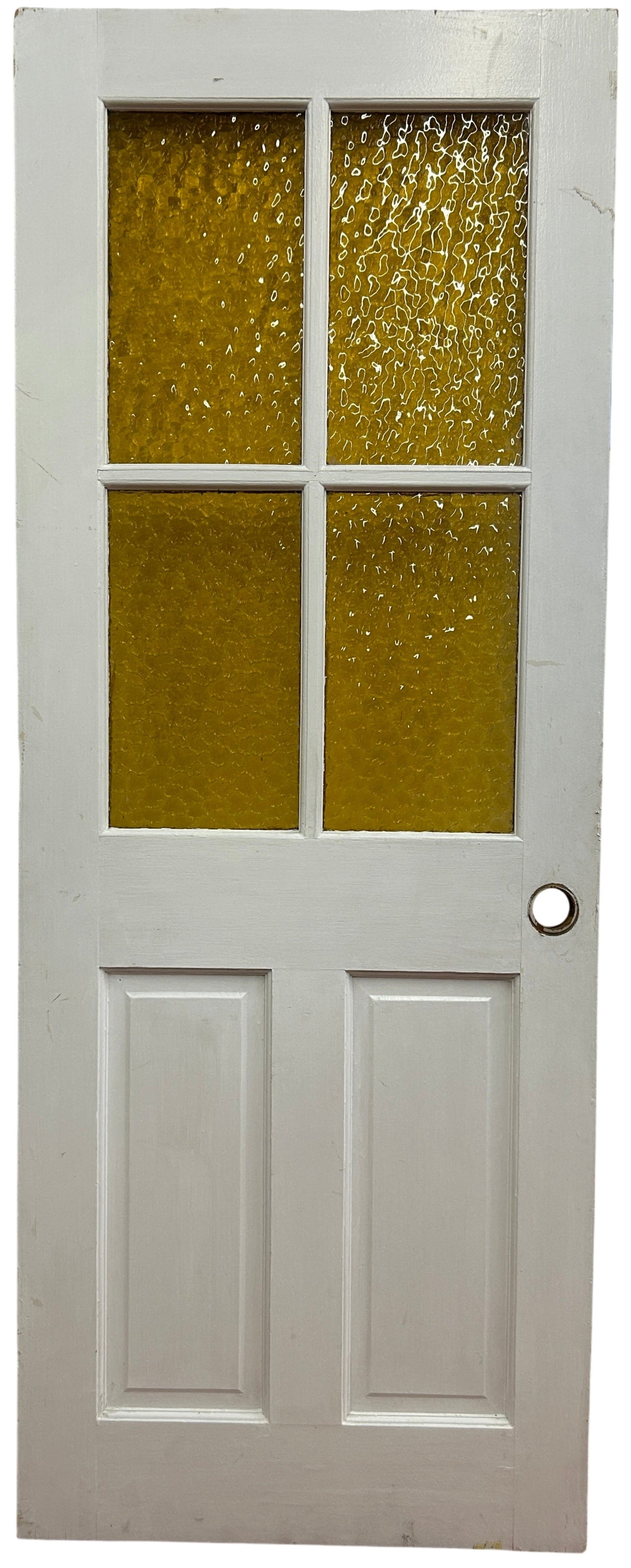 4-Light/ 2-Panel Back Door w/ Amber Glass (BD-352)