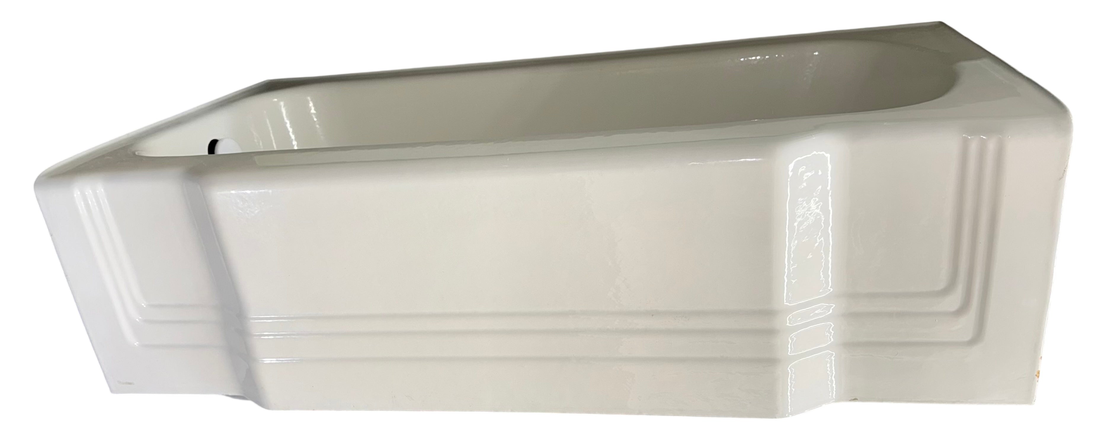 White Standard Master Pembroke Alcove Tub (TB-208)